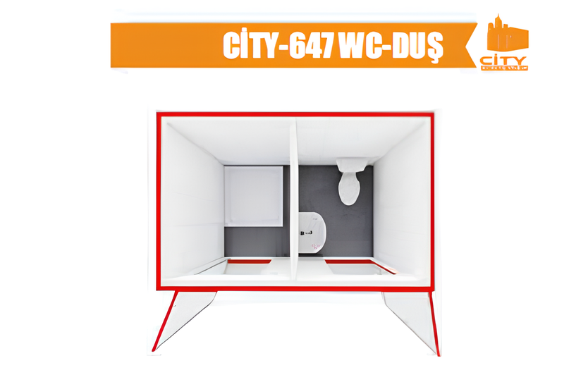 CT 647 WC Duş Model Konteyner